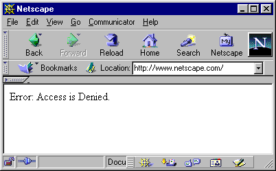 Netscape 4 using a MS Proxy Server
