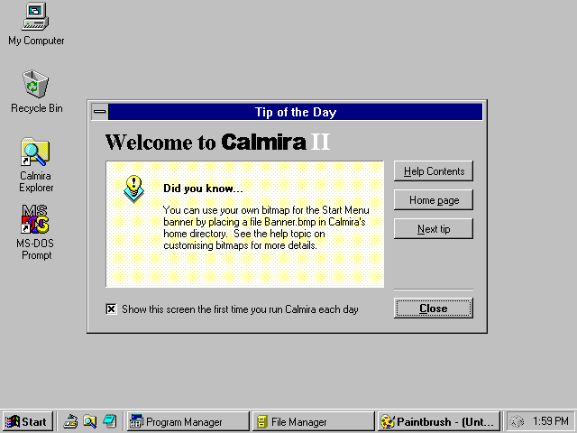 summary of calmira operating system