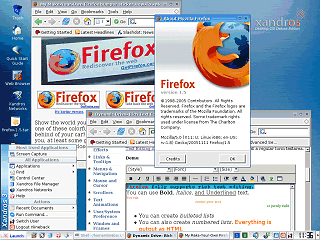 Firefox on Xandros Linux