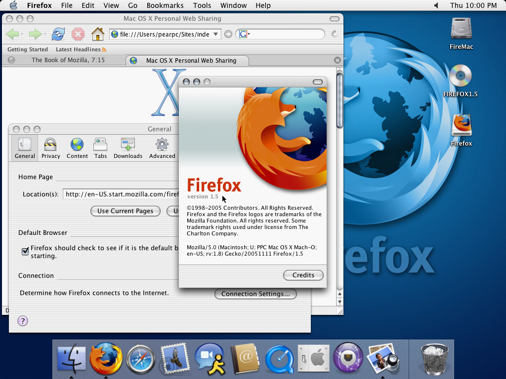 newest firefox for mac os x 10.2
