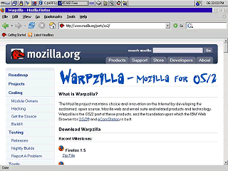 Firefox on OS/2 Warp 4