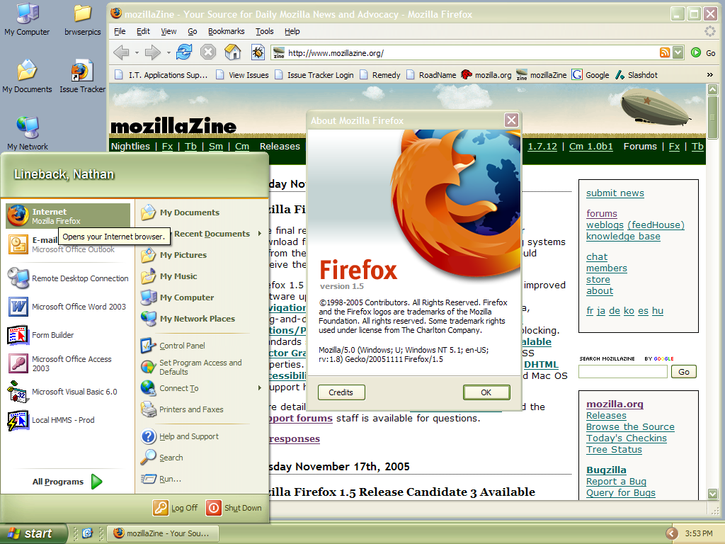 Firefox chat