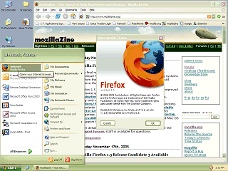 Firefox on Windows XP