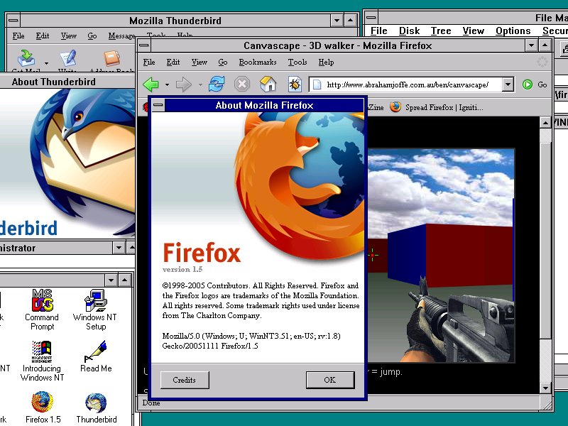 which older versions of firefox are goof