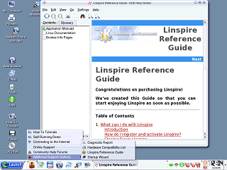 Linspire Help files