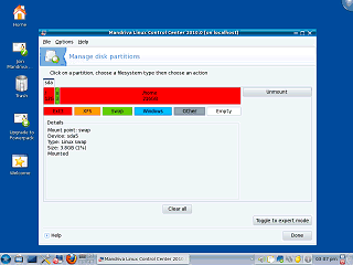 Mandriva 2010 Partition Manager