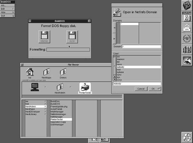 NeXTSTEP 2.0 MS-DOS Disks