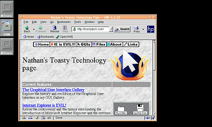 OpenVMS 8 Web Browser