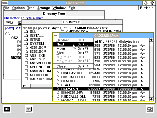 OS/2 1.1 File System