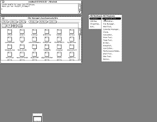 OpenWindows 2 Default Desktop