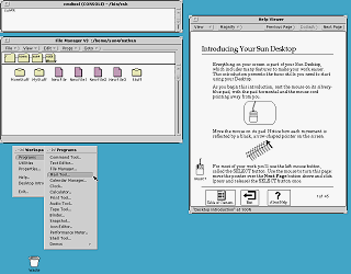 OpenWindows 3 Default Desktop