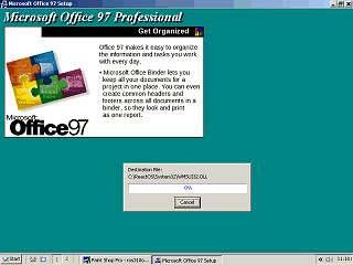Office 97 Install