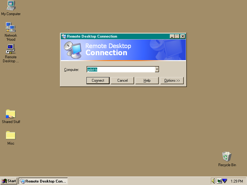 windows terminal services server