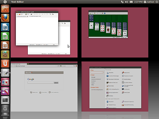 Ubuntu 11 Workspaces