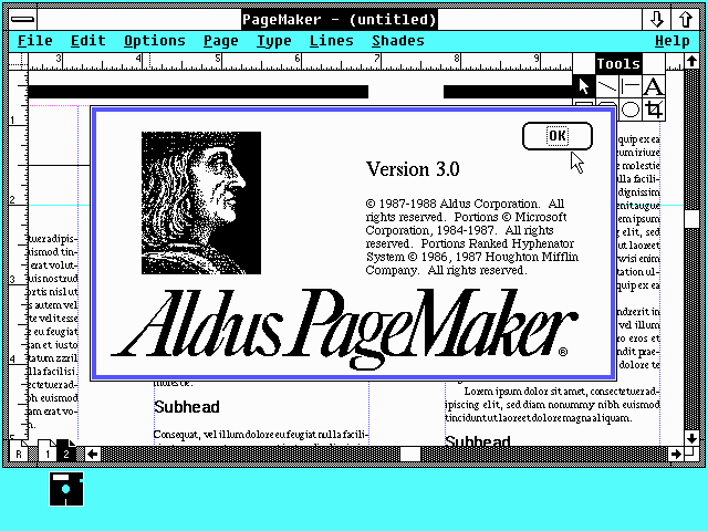 Aldus PageMaker 2