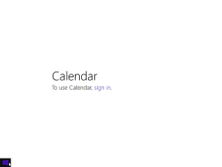 Windows 8.1 calendar