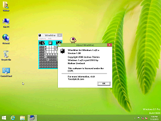 Windows 8.1 Minesweeper