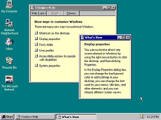 Windows 95 Help