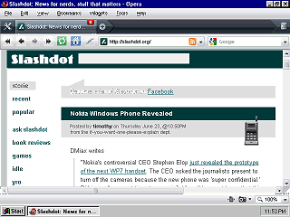 Windows 95 Slashdot