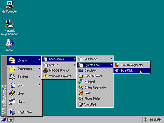 Windows 95 Start Menu